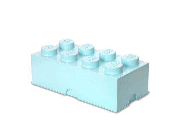 LEGO Oppbevaringskloss 8 - väri vaalea turkoosi