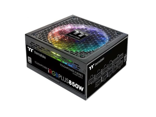 Thermaltake ToughPower iRGB PLUS TPI-850DH3FCP - TT Premium Edition - strømforsyning (intern) - ATX12V 2.4/ EPS12V 2.92 - 80 PLUS Platinum - AC 100...