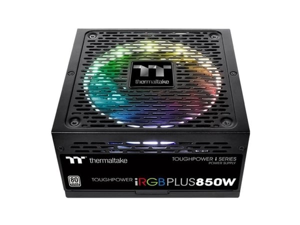 Thermaltake ToughPower iRGB PLUS TPI-850DH3FCP - TT Premium Edition - strømforsyning (intern) - ATX12V 2.4/ EPS12V 2.92 - 80 PLUS Platinum - AC 100...