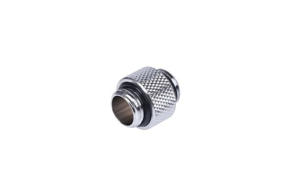 Alphacool 17199, Letkun välikappale, 1/4", Uros/uros, Messinki, Kromi, Kromi