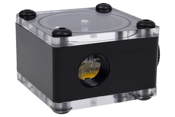 Alphacool Eisflugel - Vannstrømningsindikator for væskekjølesystem - svart, blå, gul, gjennomsiktig