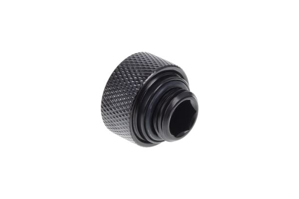 Alphacool Eiszapfen Connector Series HardTube Socket - Armatur for væskekjølesystemkompresjon - svart matte