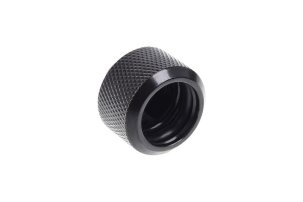 Alphacool Eiszapfen HardTube 16mm - Armatur for væskekjølesystemkompresjon - mørkesvart (en pakke 6)