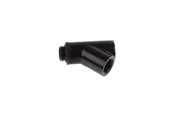 Alphacool 17401, Messing, Sort, 1/4", 45°, 18 mm, 44 mm
