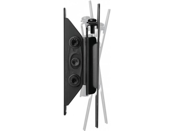 Schwaiger TILT 1 - Brakett - for TV - rustfritt stål - svart - veggmonterbar