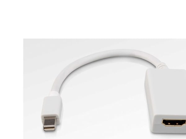 ROLINE Mini DisplayPort-HDMI Adapter, Mini DisplayPort, HDMI Type A (Standard), Hankjønn, Hunkjønn, Hvit, 0,1 mm