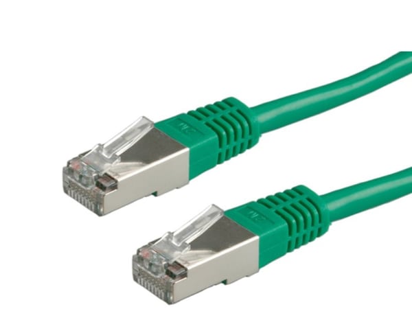 Value S/FTP (PiMF) Patch Cord Cat.6, vihreä 5 m, Vihreä, 100 ohm (O), 5 mm
