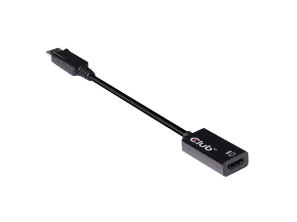 Club 3D - Video adapter - DisplayPort hann til HDMI hunn - 19.17 cm - 4K-støtte