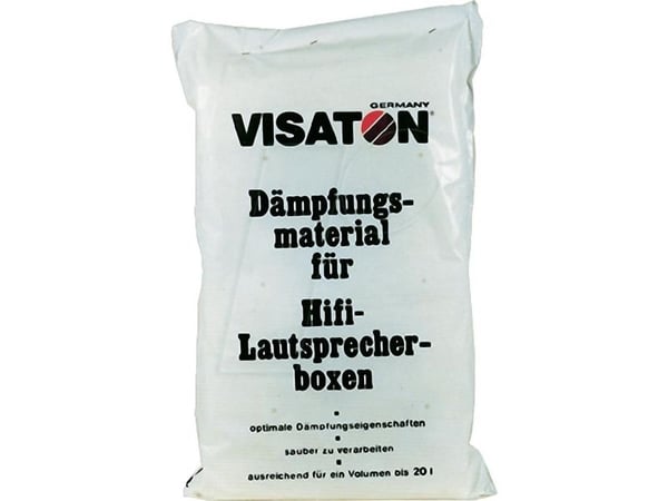 Visaton - Akustisk dämpningsull för högtalardrivrutin