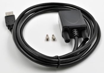 EXSYS EX-1311-2, Musta, 1,8 m, USB A-tyyppi, DB-9, Uros, Uros