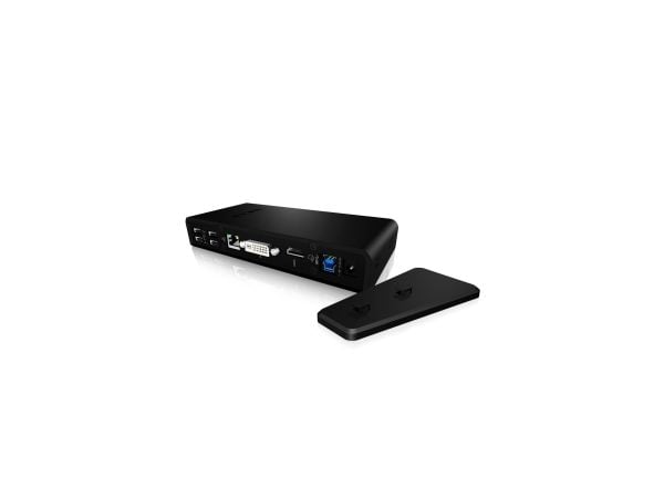 ICY BOX IB-DK2241AC - Dokkingstasjon - USB - DVI, HDMI - GigE