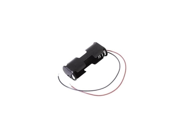 MPD BC22AAW batteriholder 2x R6 (AA) kabel (L x B x H) 57,7 x 25,4 x 15,9 mm