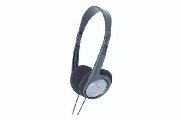 Panasonic RP-HT090E-H - Hodetelefoner - on-ear - kablet - 3,5 mm jakk - grå