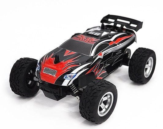 Land Monster 1:24 radiostyrd truggy 2,4G röd