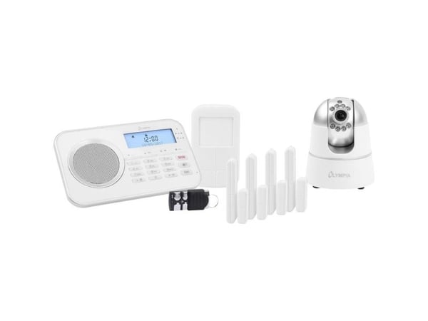 OLYMPIA Protect 9881 - Hjemmesikkerhetssystem - trådløs - Mobiltelefon - 868.5 MHz - hvit