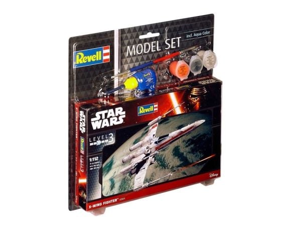 Revell Model Set X-wing Fighter, Romflymodell, Monteringssett, 1:112, X-wing, Star Wars, Avansert
