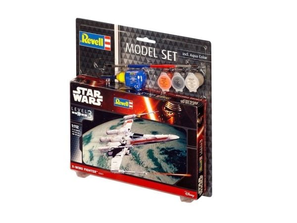 Revell Model Set X-wing Fighter, Romflymodell, Monteringssett, 1:112, X-wing, Star Wars, Avansert