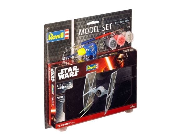 Revell Model Set TIE Fighter, Romflymodell, Monteringssett, 1:110, TIE, Star Wars, Avansert
