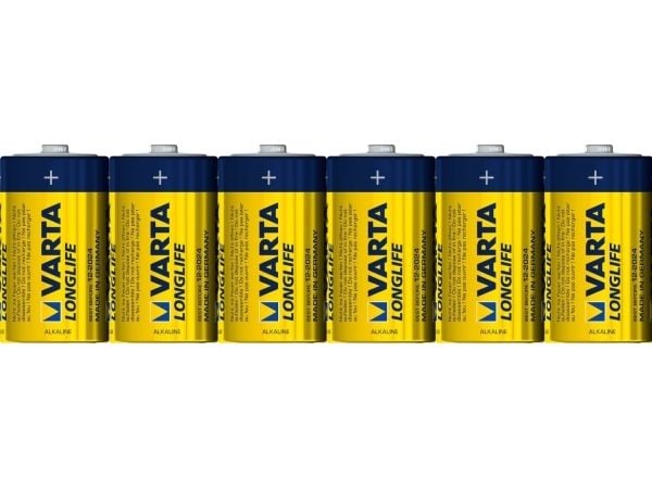 Varta Longlife 04120 - Batteri 6 x D - Alkalisk