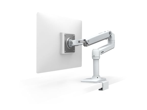Ergotron LX - Monteringssett (leddarm, stang, undermonterings c-klemme) - Konstant kraftteknologi - for LCD-skjerm - aluminium, stål - hvit - skjer...