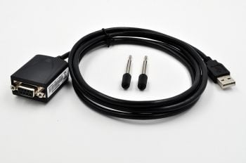 EXSYS EX-1311-2F, Musta, 1,8 m, USB A-tyyppi, DB-9, Uros, Naaras
