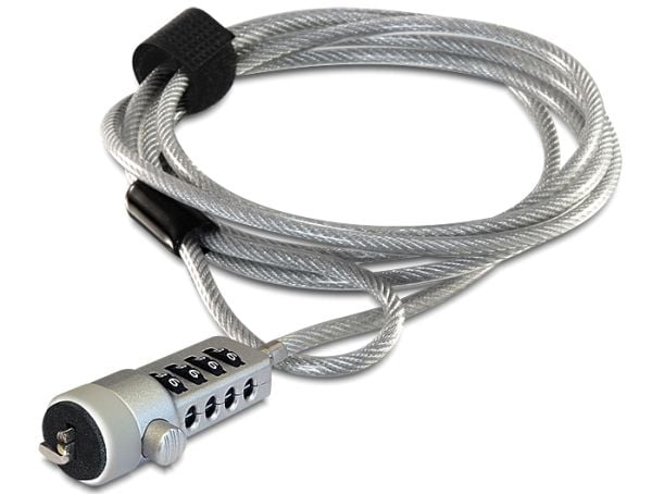 Navilock - Sikkerhetskabellås - sølv - 1.8 m