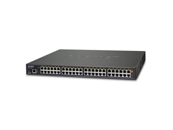 PLANET UPOE-2400G - Hub - Styrt - 24 x 10/100/1000 (UPOE) + 24 x 10/100/1000 - stasjonær, rackmonterbar - UPOE (800 W)
