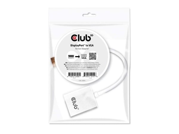 Club 3D CAC-2003 - Videotransformator - DisplayPort - VGA