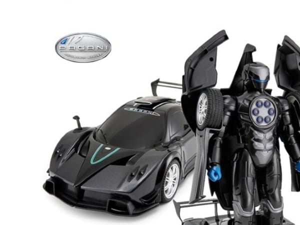 Pagani Zonda R Fjernstyret Transform Robot Bil 2.4G 1:14