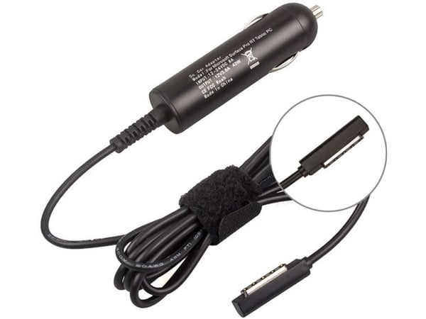 CoreParts - Bilstrømadapter - 43 watt - for Microsoft Surface 2, Pro (Tidlig i 2013), Pro 2, RT
