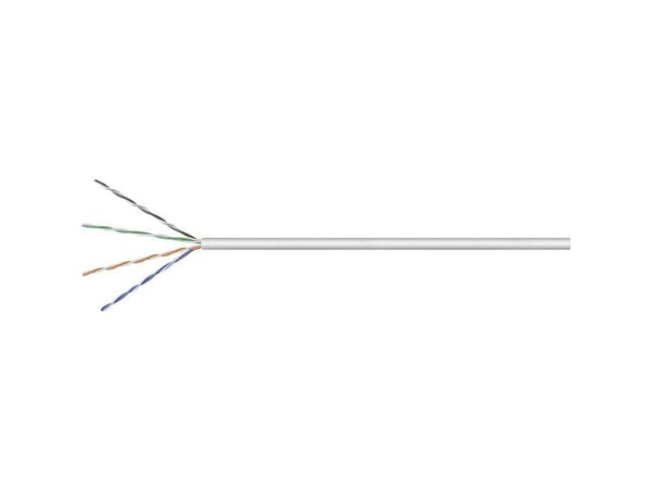 Goobay 68710, 100 m, Cat5e, U/UTP (UTP), Grå