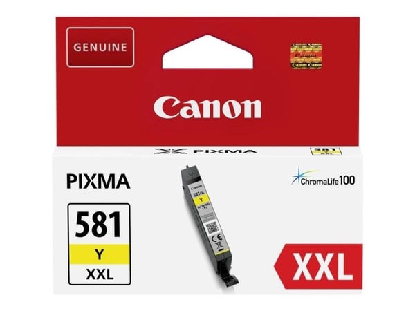 Canon CLI-581Y XXL - Størrelse XXL - gul - original - blækbeholder - for PIXMA TS6251, TS6350, TS6351, TS705, TS8252, TS8350, TS8351, TS8352, TS955...