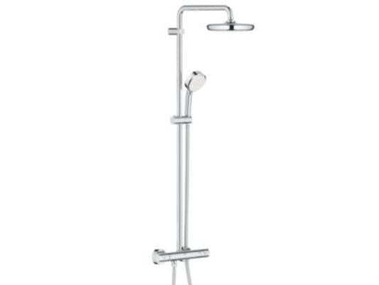 GROHE Tempesta Cosmopolitan 210 Brusesystem med termostat til væg - 27922001