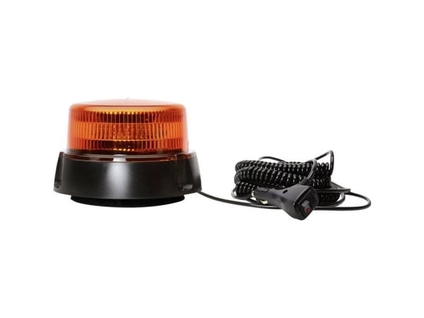 WAS rotorblink W112 852.2 12 V / 24 V via ledningsnett, sugefeste, skrue-/magnetmontering, oransje