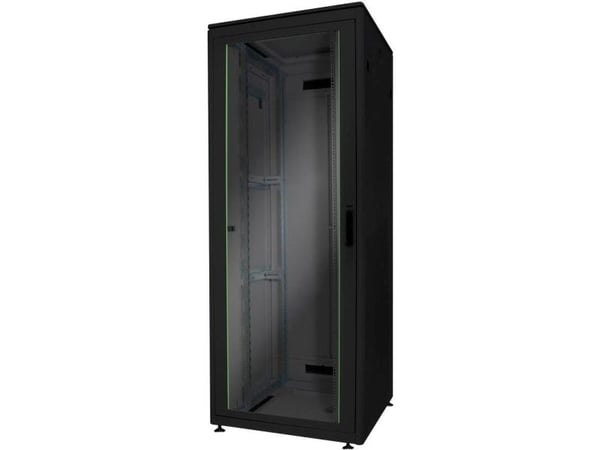 DIGITUS Professional DN-19 32U-8/8-B-1 - Rack skap - svart, RAL 9005 - 32U - 19"