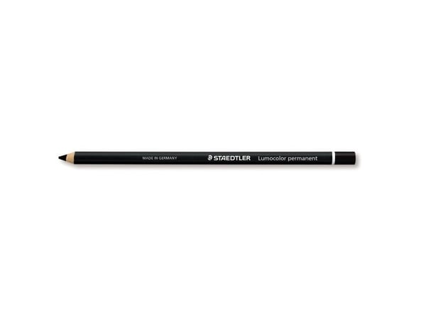 Blyant staedtler lumocolor, sort, pakke a 12 stk.