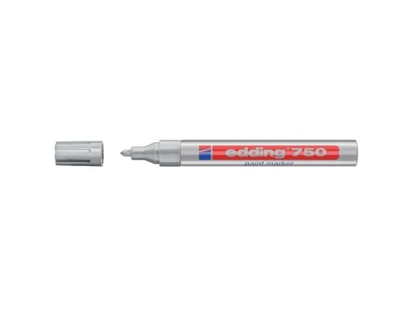 Maalitussi Edding® 750 hopea - (10 kpl/pakkaus)