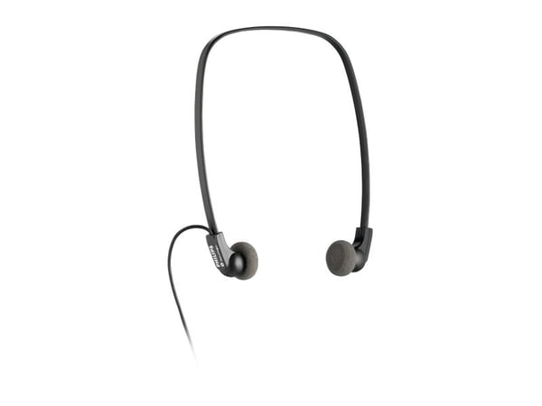 Philips LFH0334, Langallinen, Musiikki, 53 g, Kuulokkeet, Musta