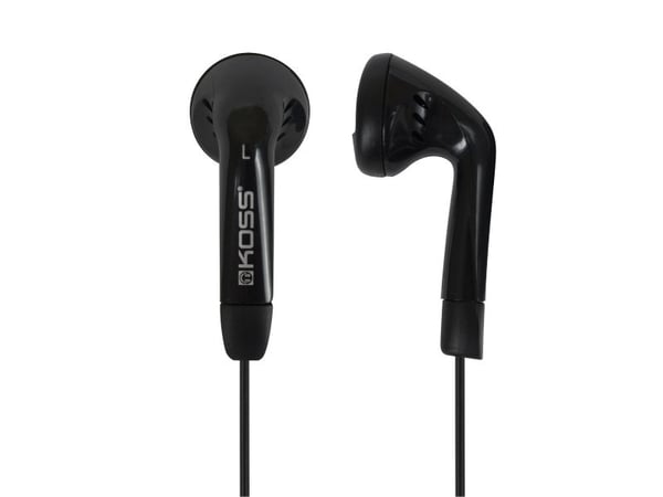 Koss KE5, Koblet med ledninger (ikke trådløs), 60 - 20000 Hz, Musikk, Hodetelefoner, Svart