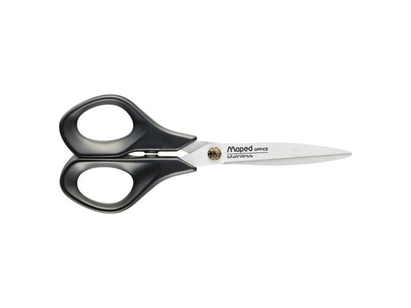 Maped 496110, Voksen, Rett kutt, Single/enkelt, Sort, Rustfritt stål, Universell