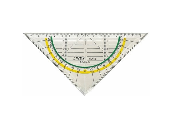 Linex 100414165, Digital gradskive, Gjennomsiktig, 160 mm, 1,6 mm, 1 stykker