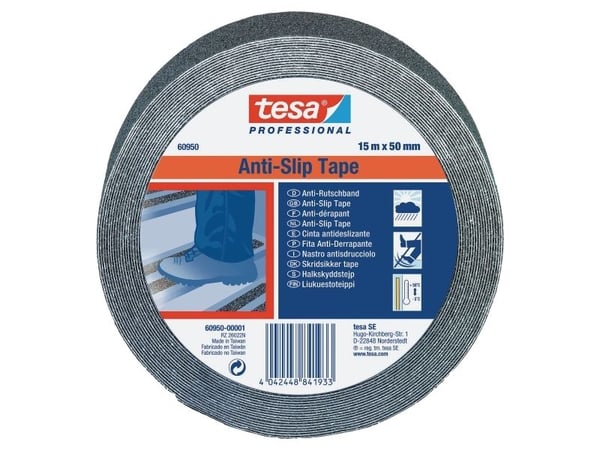 Skridsikker tape Tesa 60950, 50 mm x 15 m, sort