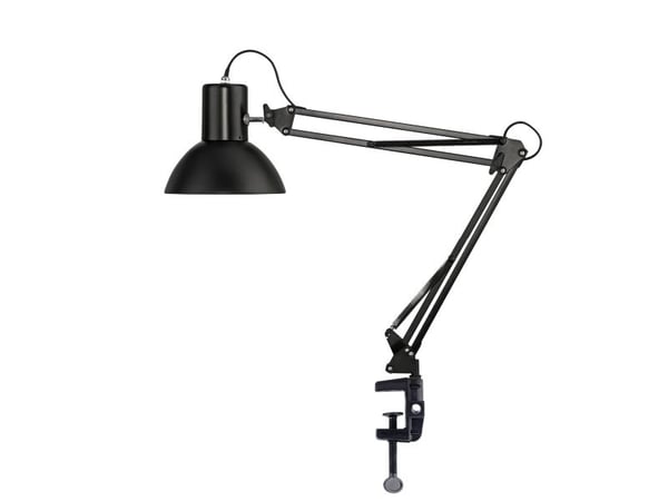 Unilux SUCCESS 66, Svart, Aluminium, Epoxy, Stål, Hjemme kontor, Kontor, E27, 1 ampuller, 11 W