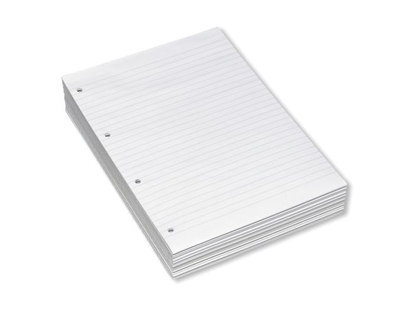 Konferenceblok, Bantex, A4, 25 ark, linjeret, pakke a 20 stk
