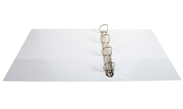 Innstikkperm exacompta kreacover, a4+, rygg 64 mm, hvit
