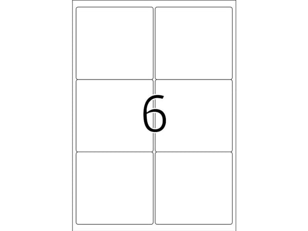 HERMA Premium - Selvklebende - hvit matt - 99,1 x 93,1 mm 150 etikett(er) (25 ark x 6) adresseetiketter