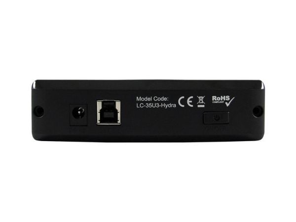 LC Power LC-35U3-Hydra - Lagringspakning - 3,5" - SATA 6Gb/s - USB 3.0 - sort