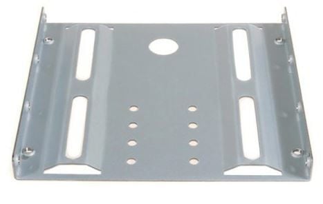 Maclean MC-655 - Uttagbar harddiskramme - fra 3,5" til 2,5" - sølv