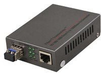 PeakOptical PTMC-13SFP-1, 1000 Mbit/s, 10,100,1000 Mbit/s, Sort, SFP, Koblet med ledninger (ikke trådløs), 230 V