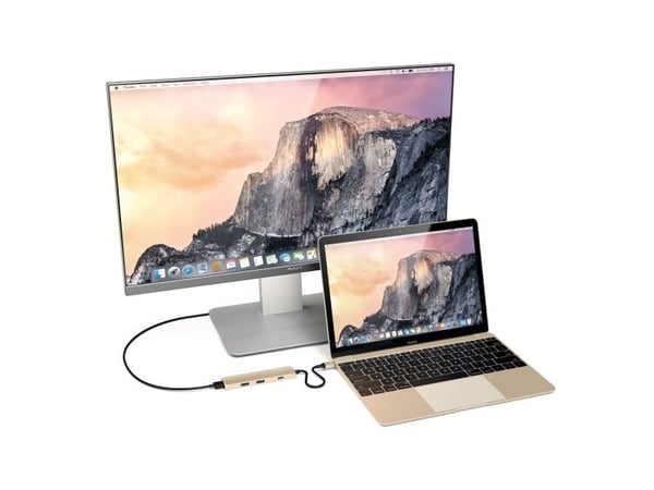 Satechi Slim Alumiininen moniporttisovitin - telakointiasema - USB-C